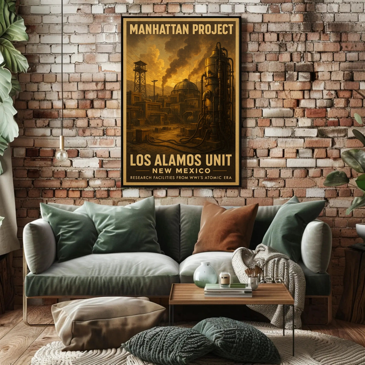 Manhattan Project Los Alamos Unit Poster