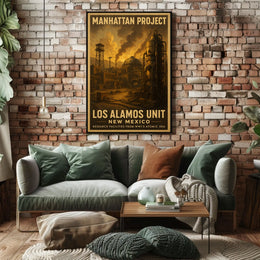 Manhattan Project Los Alamos Unit Poster