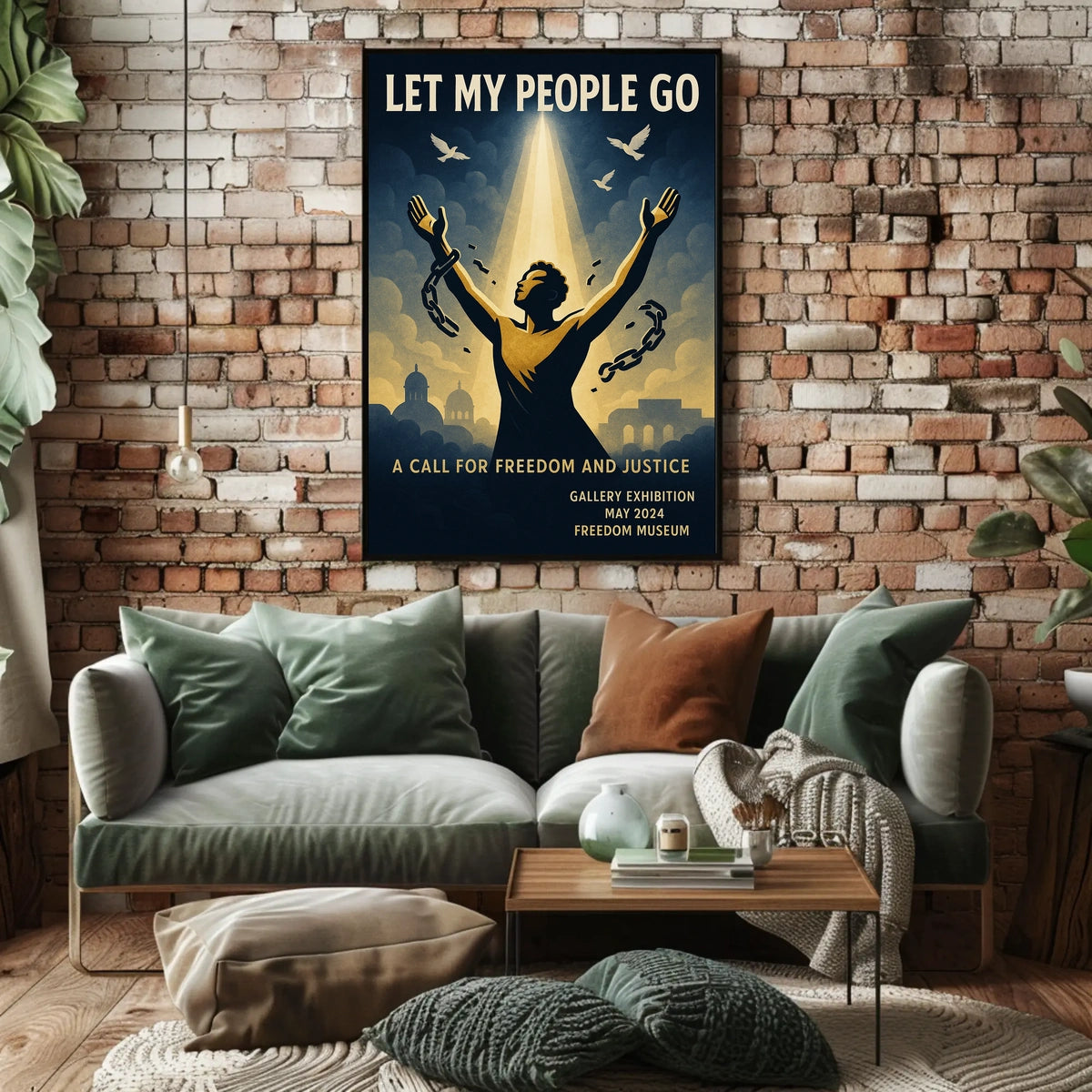 Let My People Go Gallery Exhibition Poster