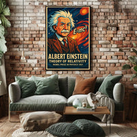 Albert Einstein Theory Of Relativity Poster