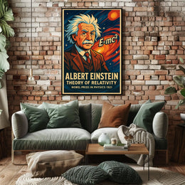 Albert Einstein Theory Of Relativity Poster