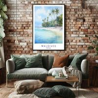 Tropical Beach Paradise Poster PosterGoat