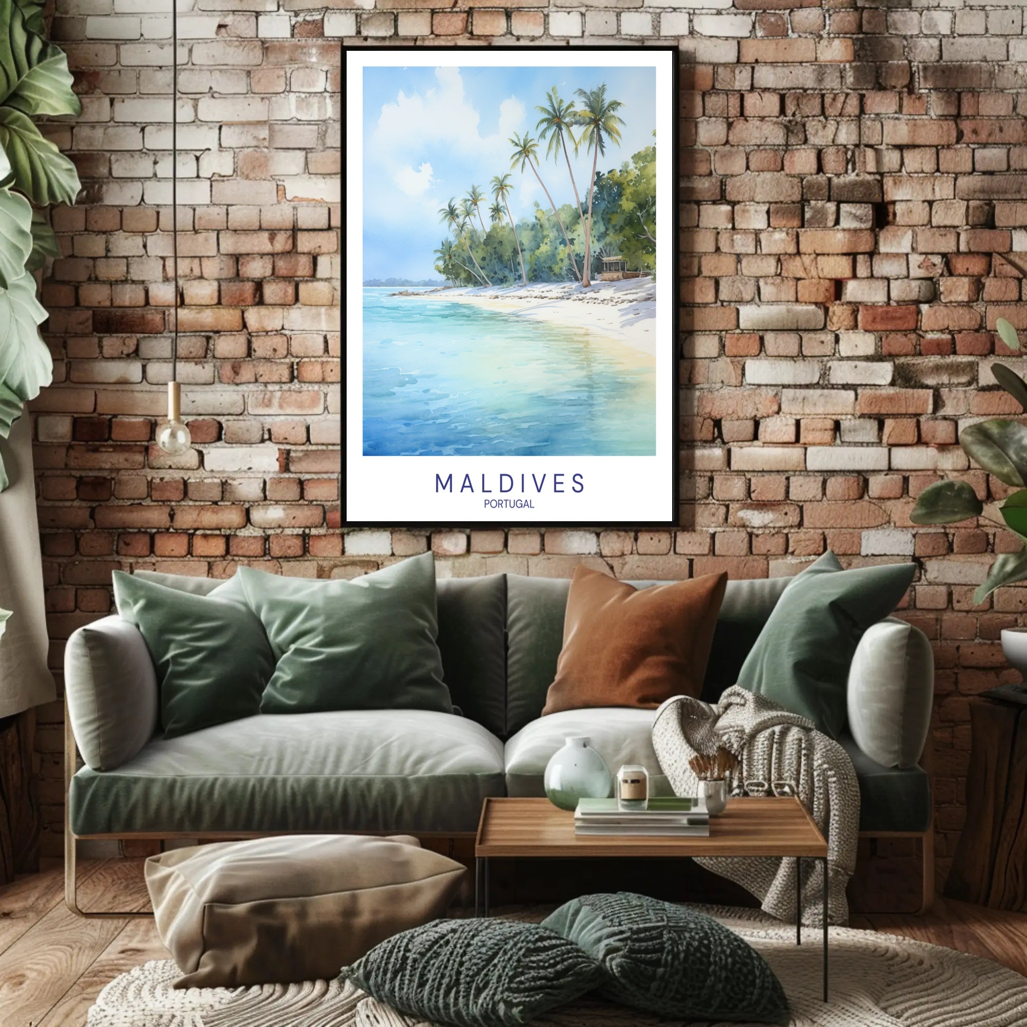 Tropical Beach Paradise Poster PosterGoat