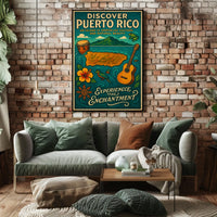 Discover Puerto Rico Poster
