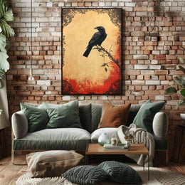 The Perched Raven Poster