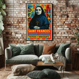 Saint Frances Xavier Cabrini Patron Of Poster
