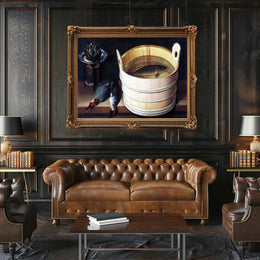 Still Life with Fish and Birds Artistic Poster