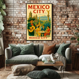 Vibrant Mexico City Poster