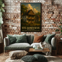 Ste. Genevieve French Colonial Poster