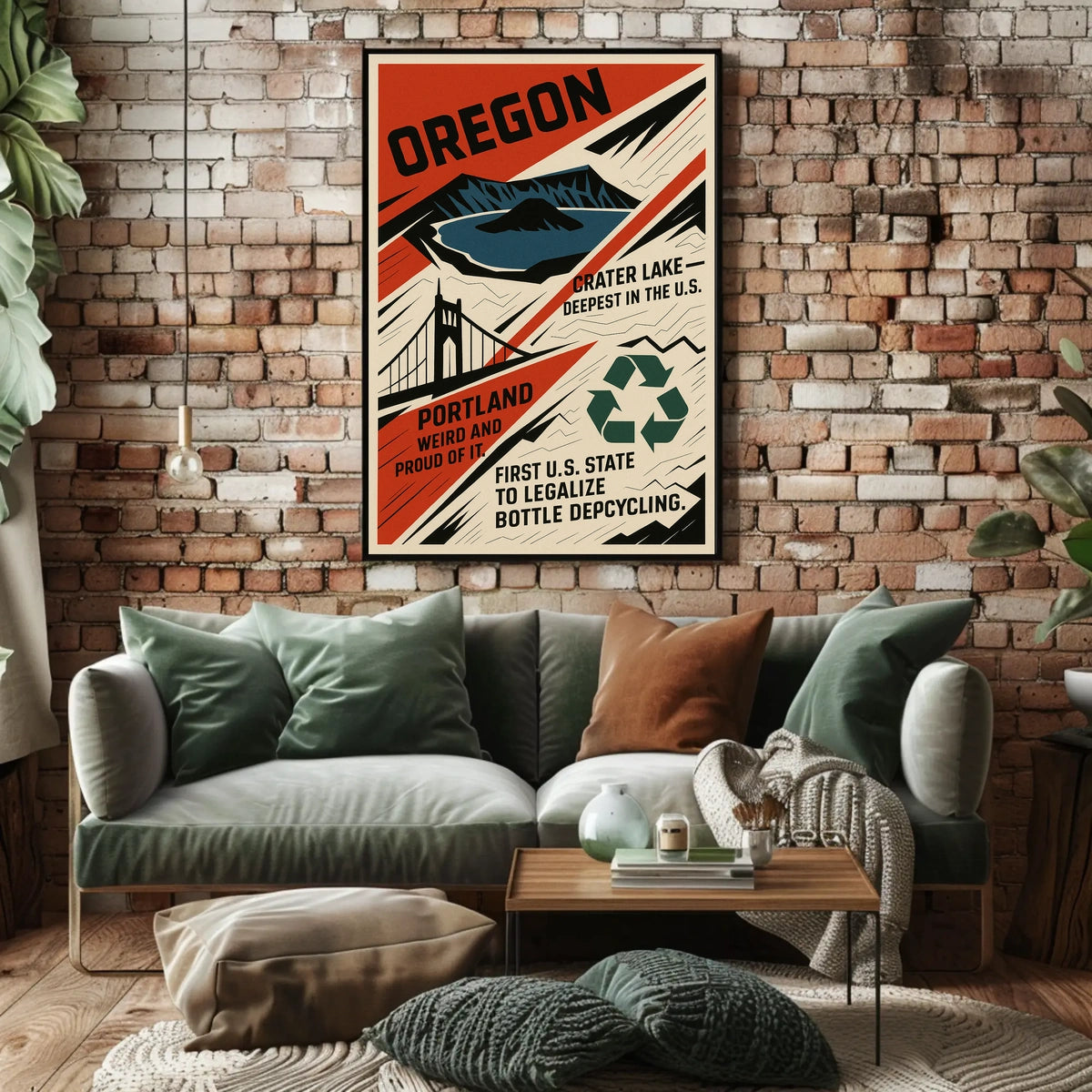 Oregon Highlights And Achievements Poster