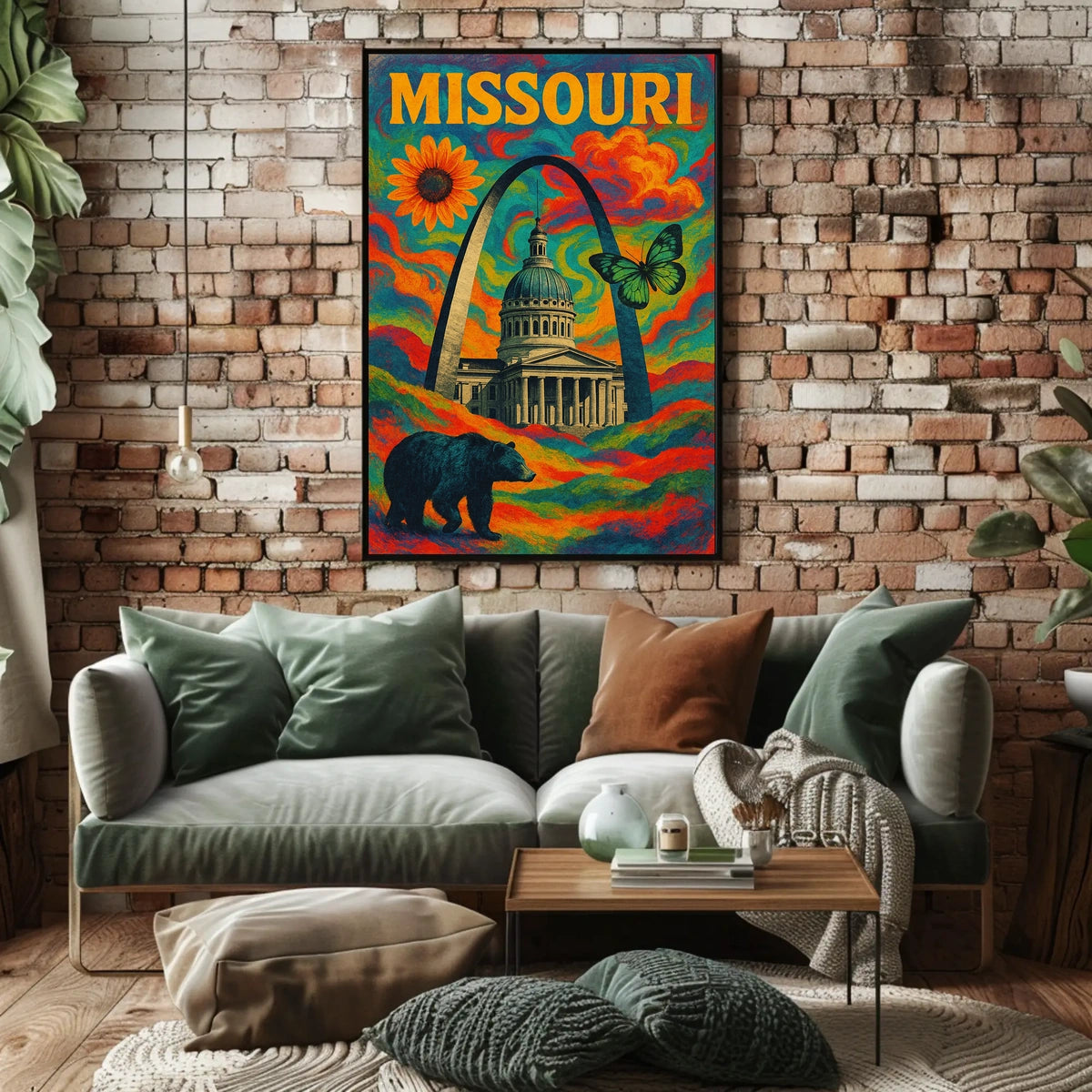 Missouri A Vibrant Tribute Poster
