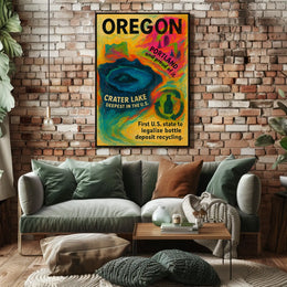 Oregon Pioneer In Environmental Poster