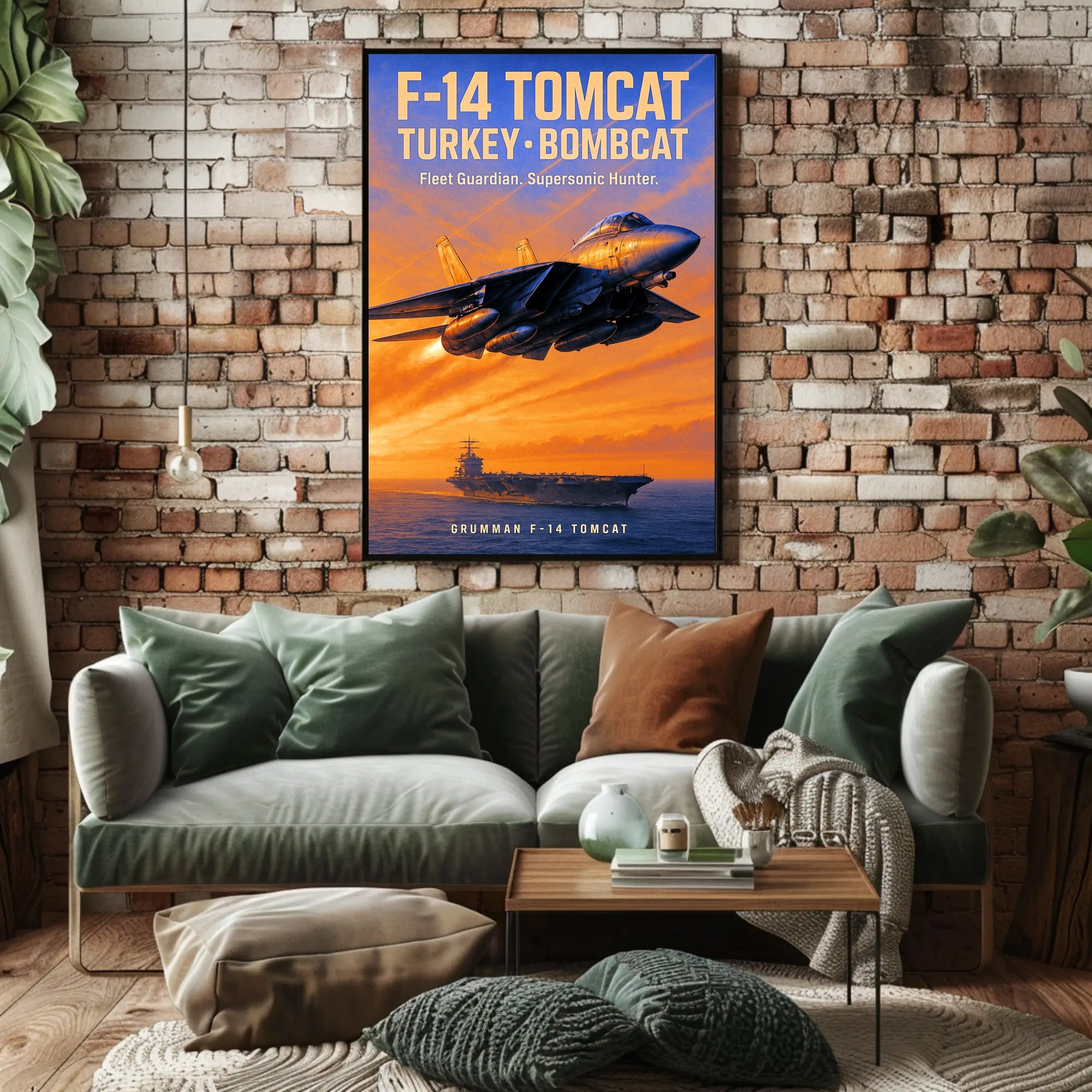 F-14 Tomcat Fleet Guardian Poster PosterGoat