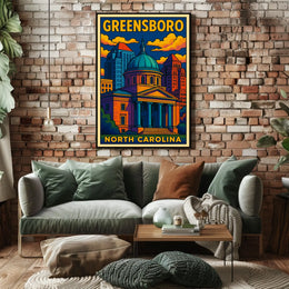Greensboro, North Carolina Poster