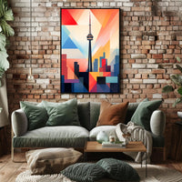 Geometric Skyline Poster