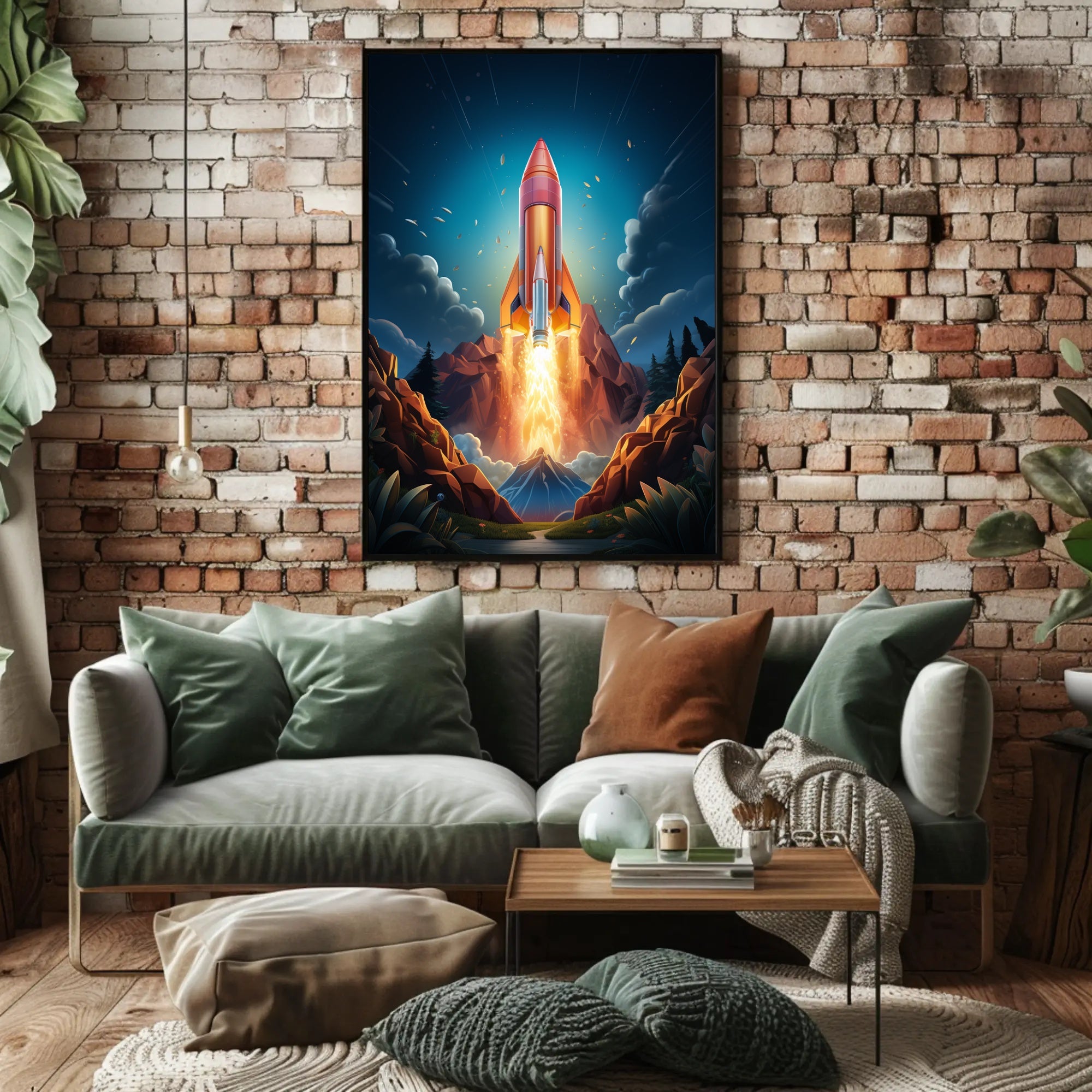 Rocket Launch Adventure Poster