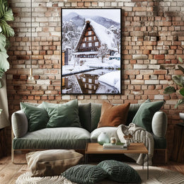 Winter in Shirakawa-go Poster
