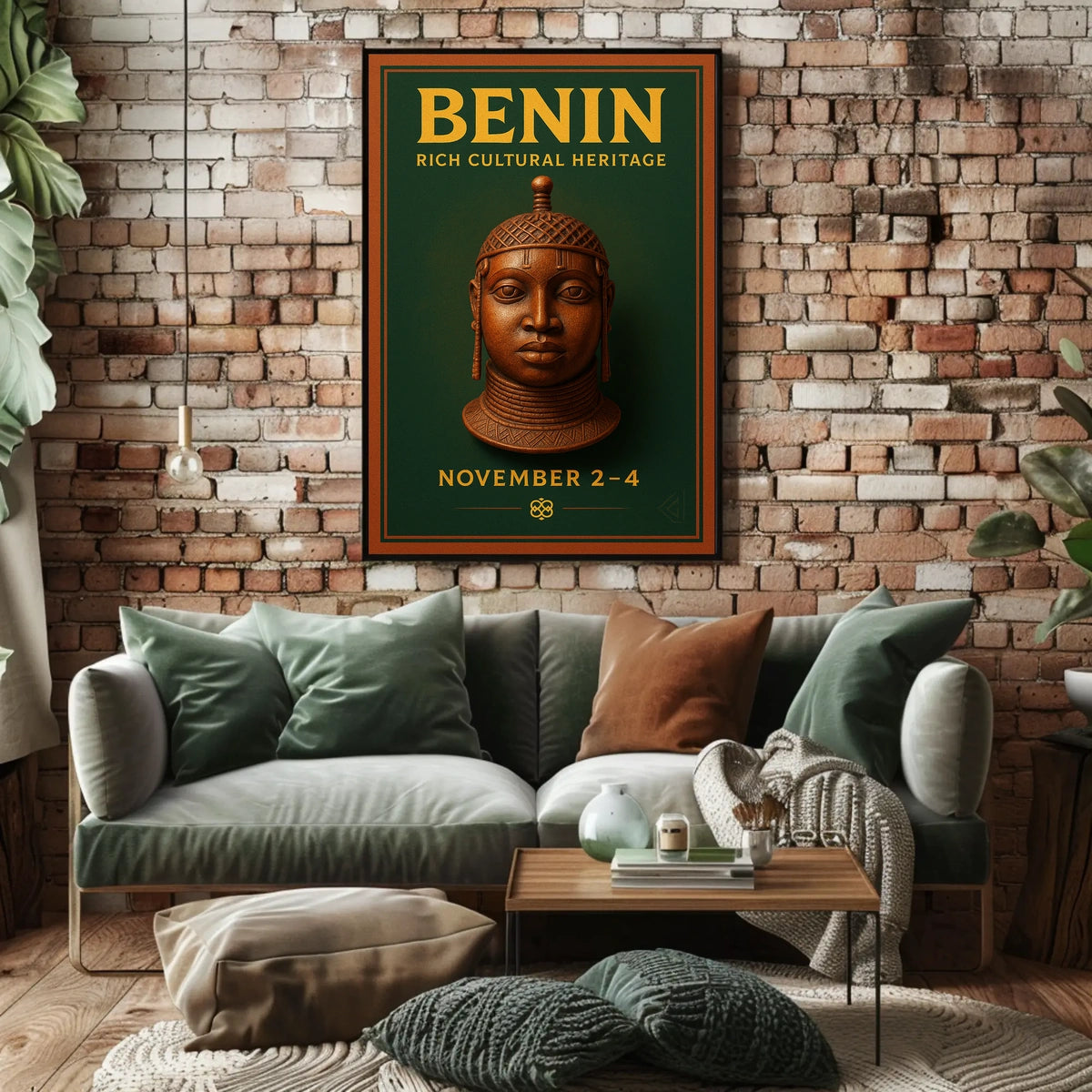 Benin Rich Cultural Heritage Poster