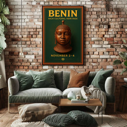 Benin Rich Cultural Heritage Poster