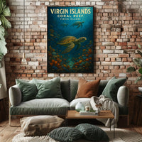 Virgin Islands Coral Reef Poster