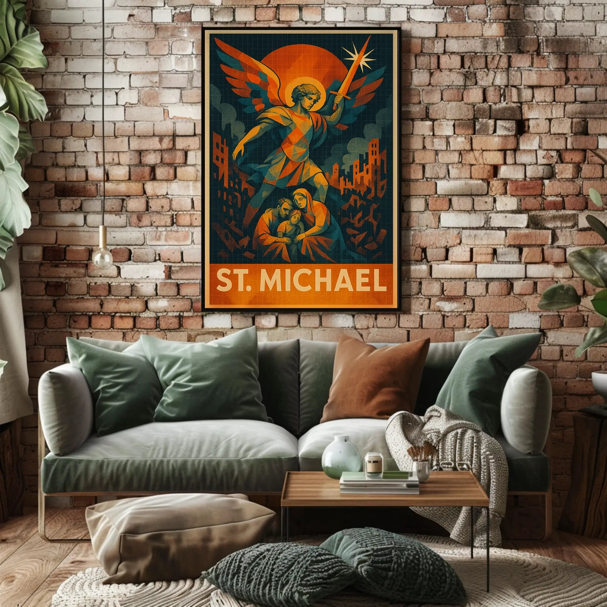 St. Michael Protector In Art Poster