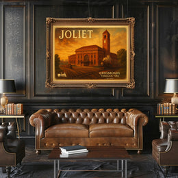Joliet Travel Poster Crossroads Through Time