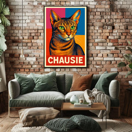 Chausie Cat Poster