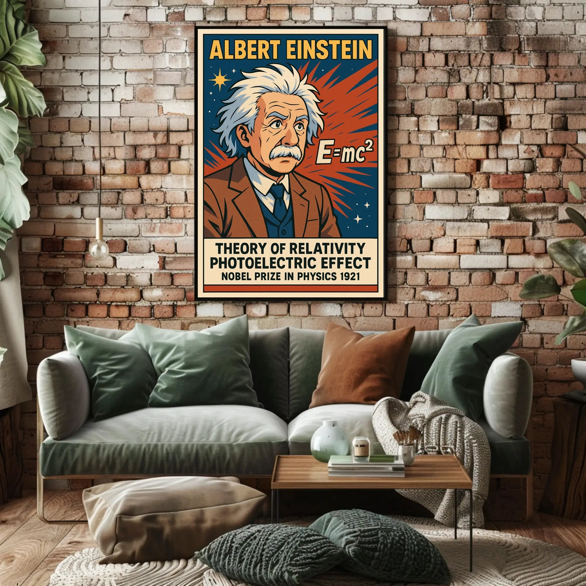 Albert Einstein Nobel Prize In Physics Poster