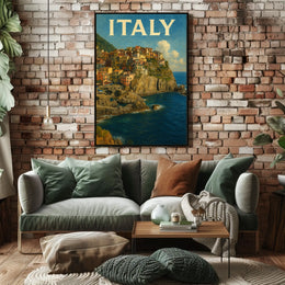 Italy Coastal Beauty Poster