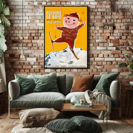 Rochers de Naye Ski Resort Poster PosterGoat