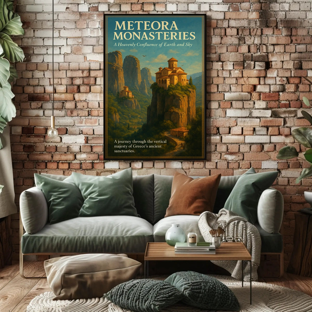 Meteora Monasteries Poster