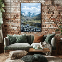 Majestic Mountain Landscape Poster