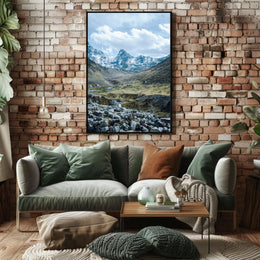 Majestic Mountain Landscape Poster
