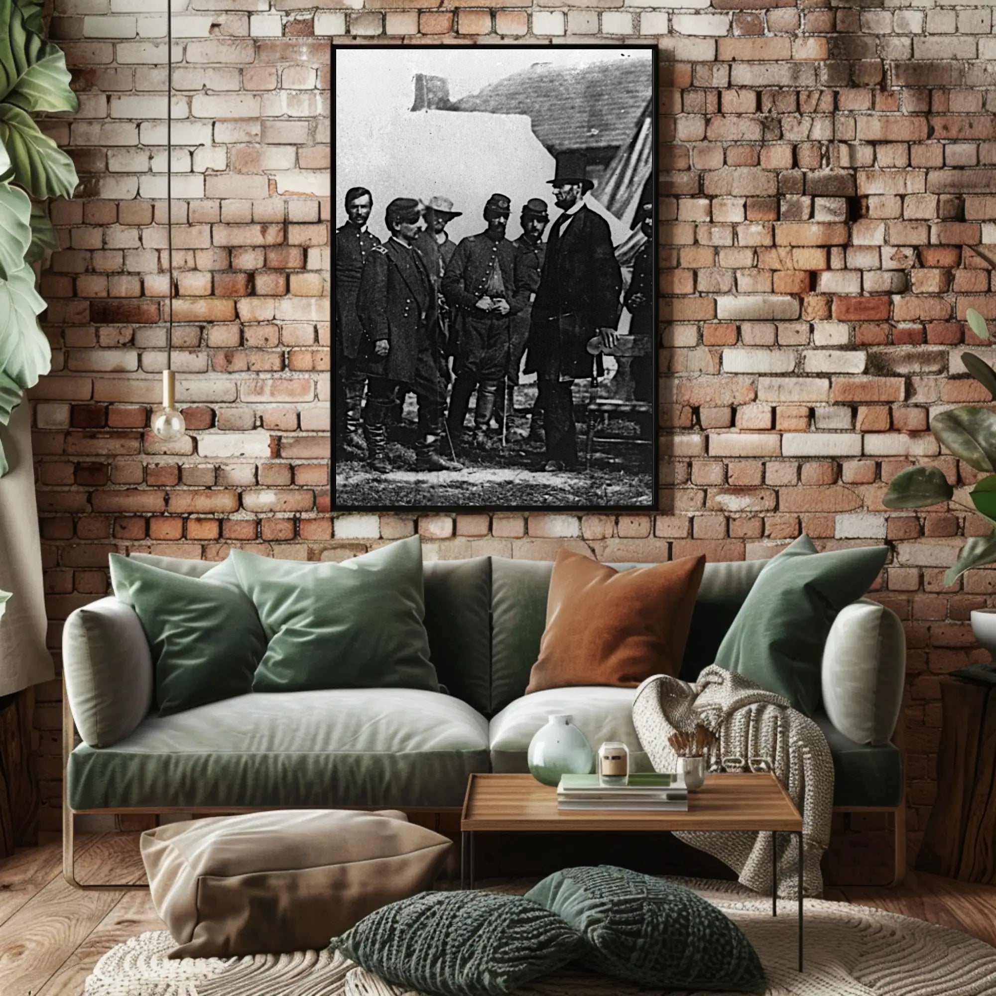 Lincoln & Johnson Union Banner 1864 Poster PosterGoat
