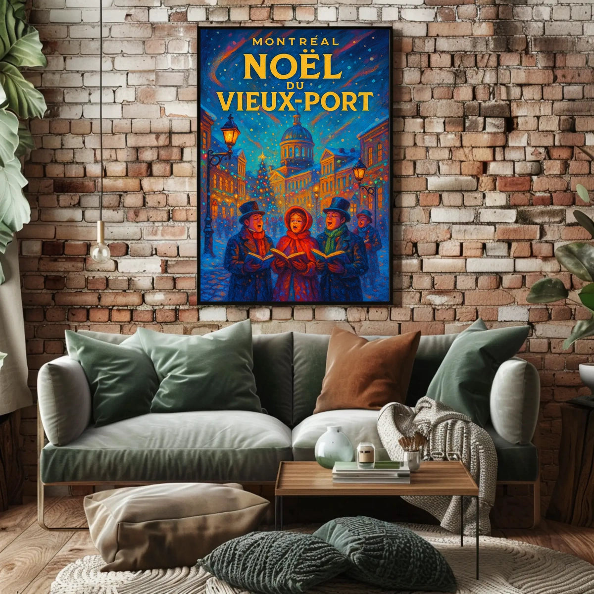 Noël Du Vieux-Port De Montréal Poster
