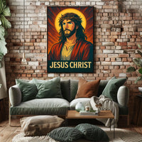 Jesus Christ Iconic Representation Poster
