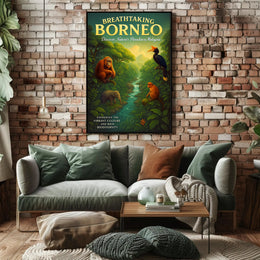 Breathtaking Borneo Poster