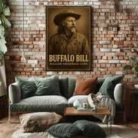 Buffalo Bill Wild West Classic Historical Poster