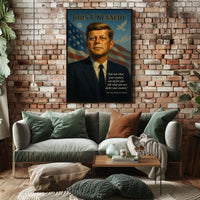 1960s Patriotic Poster: Inauguration, Peace, and Pride