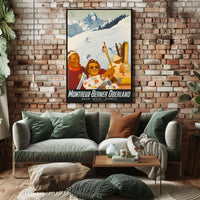Montreux-Berner Oberland Ski Adventure Poster