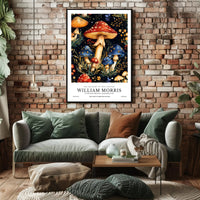 William Morris Cotton Prints Exhibition Poster
