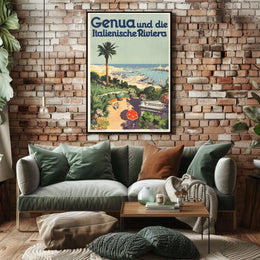 Genua Und Die Italienische Riviera Poster