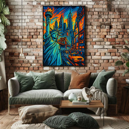 New York City Vibes Poster Wall Art Print NYC Decor