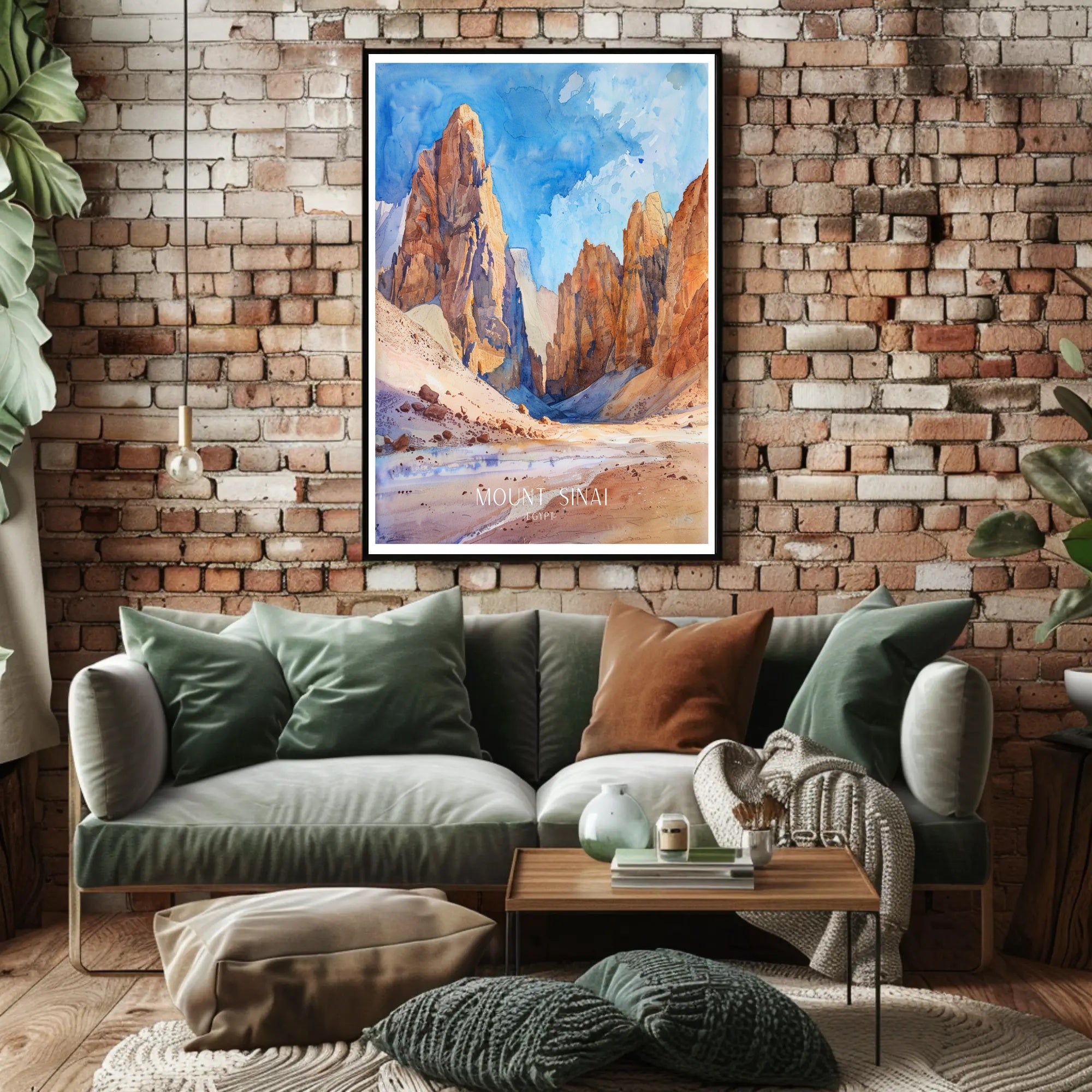 Mount Sinai Landscape Poster PosterGoat