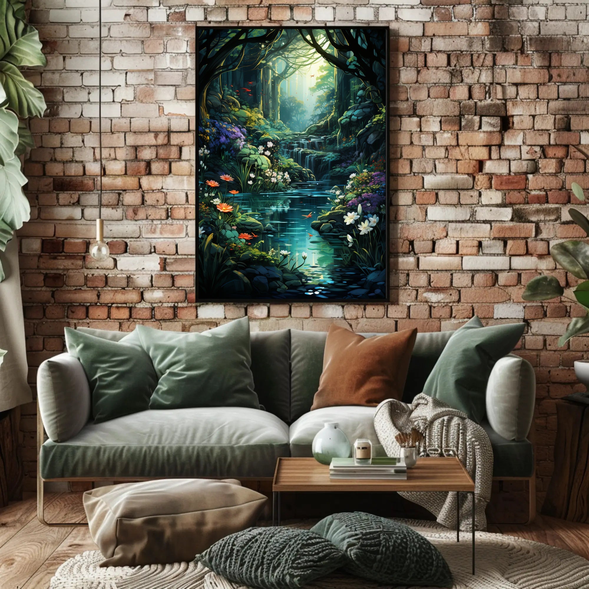 Enchanted Forest Oasis Poster