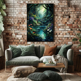 Enchanted Forest Oasis Poster