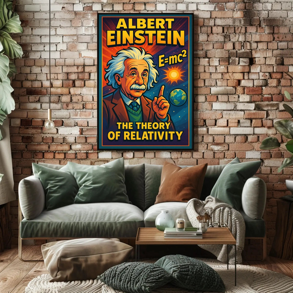 Albert Einstein The Theory Of Poster