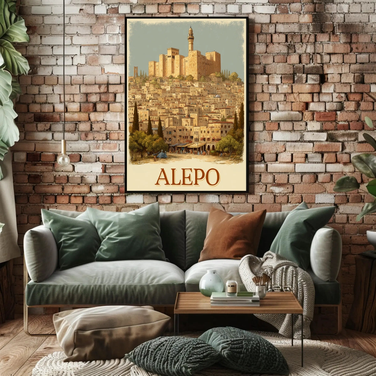 Aleppo A Historical Cityscape Poster
