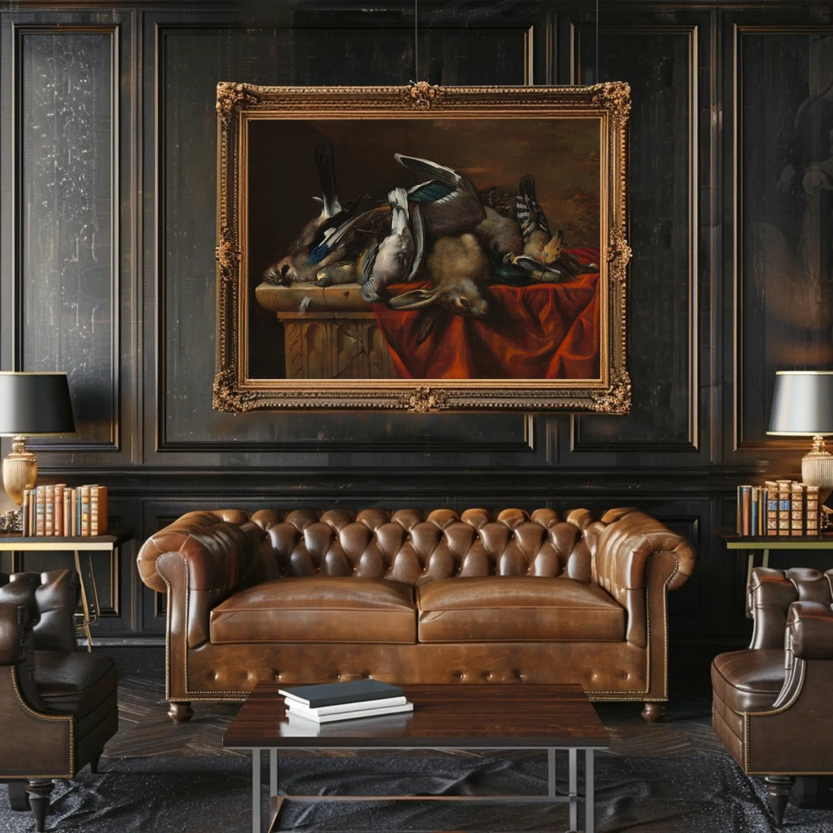 Still Life with Game Animals Artistic Poster