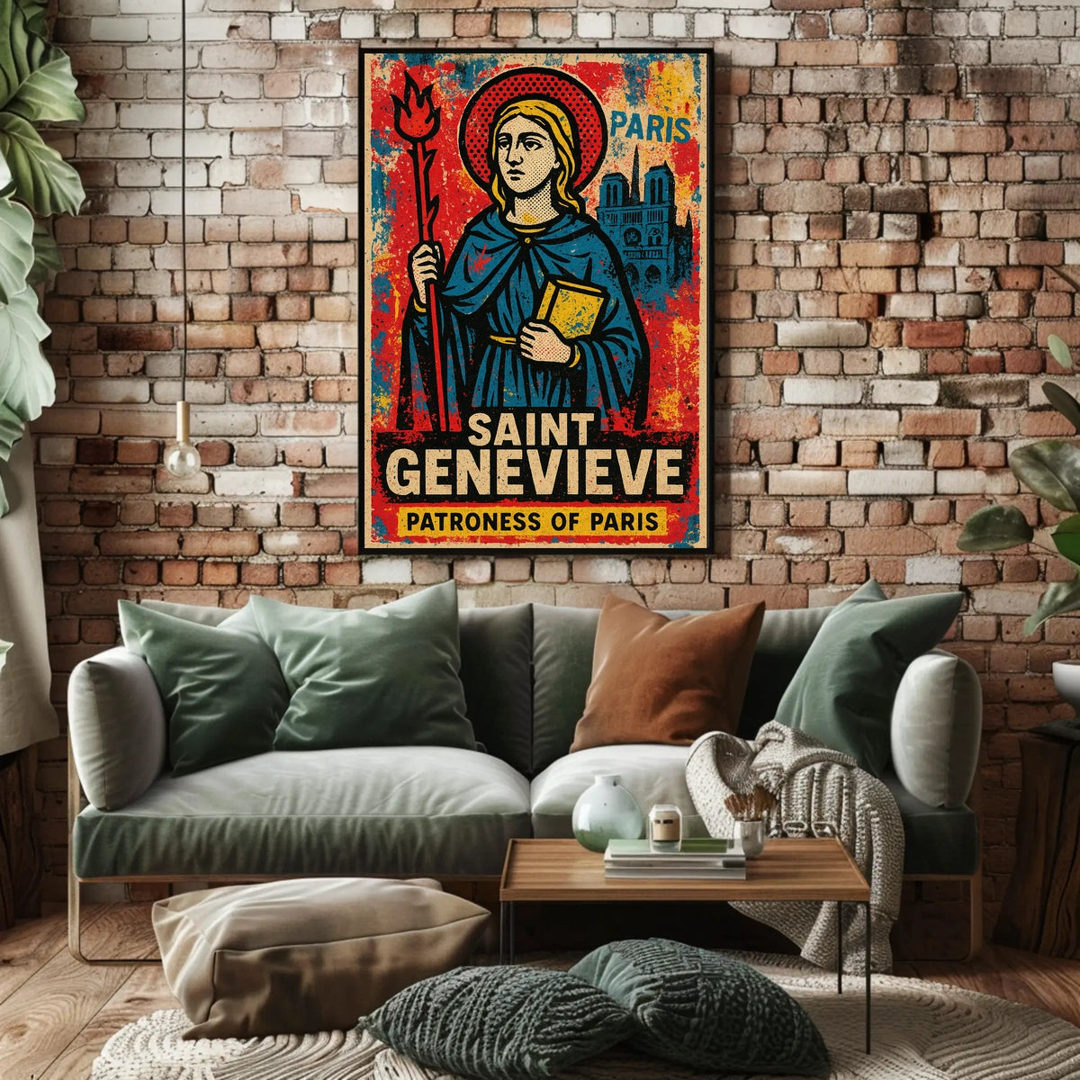 Saint Genevieve Patroness Of Paris Poster